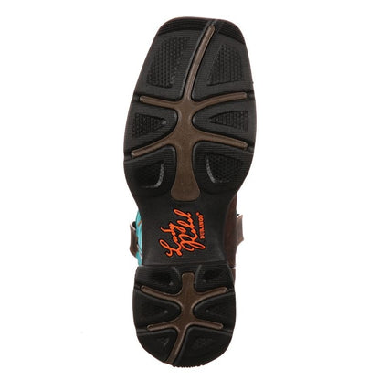 Durango Lady Rebel Square Toe Turquoise Boots