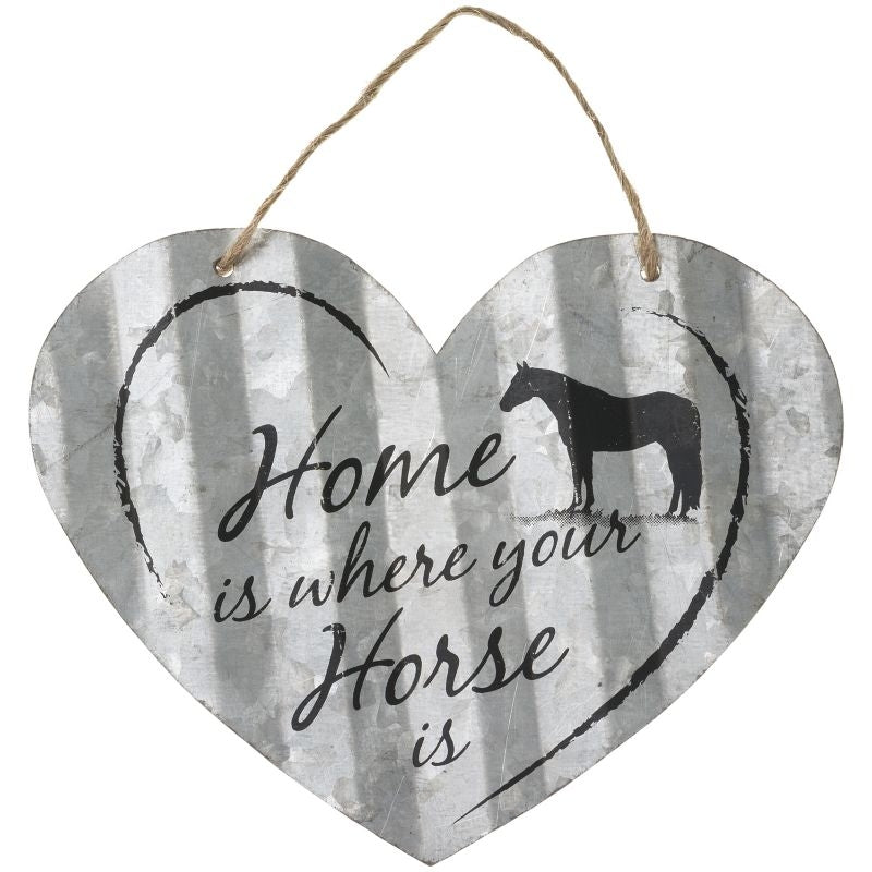 Heart Shaped Metal Sign