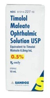 Timolol 0.5 percent 10ml