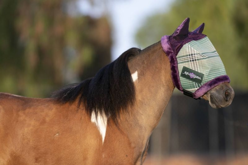 Kensington Pony Signature Fly Mask with Plush Fleece