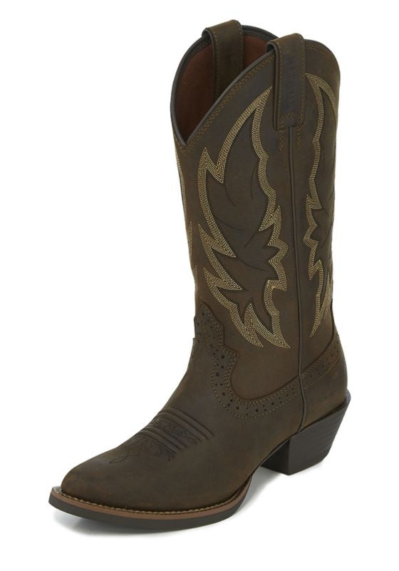 Justin Ladies Stampede Rosella Choc Boots