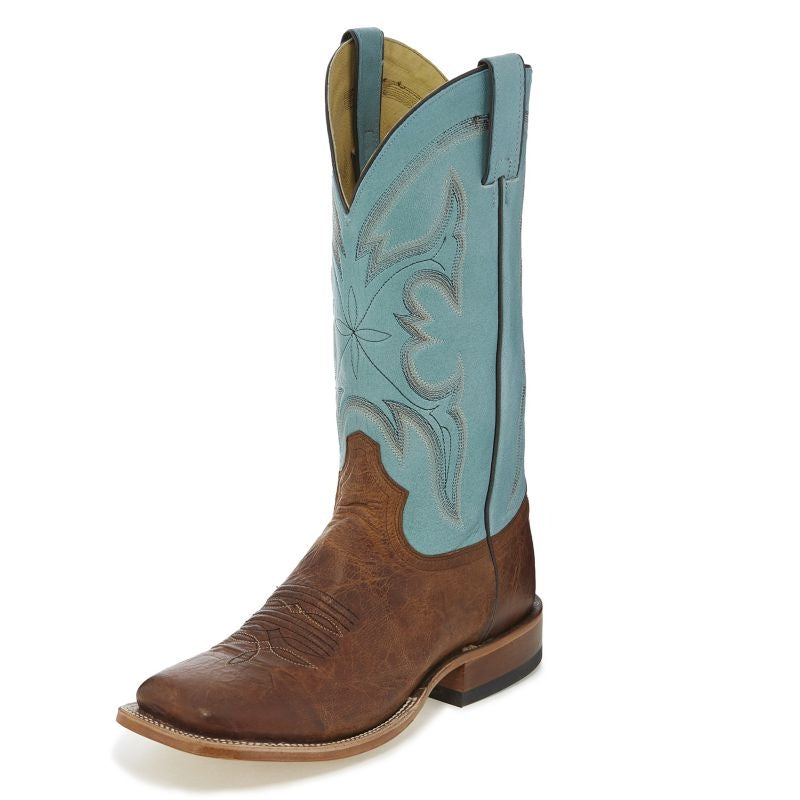 Tony Lama Mens Sealy Square Toe Honey Boots