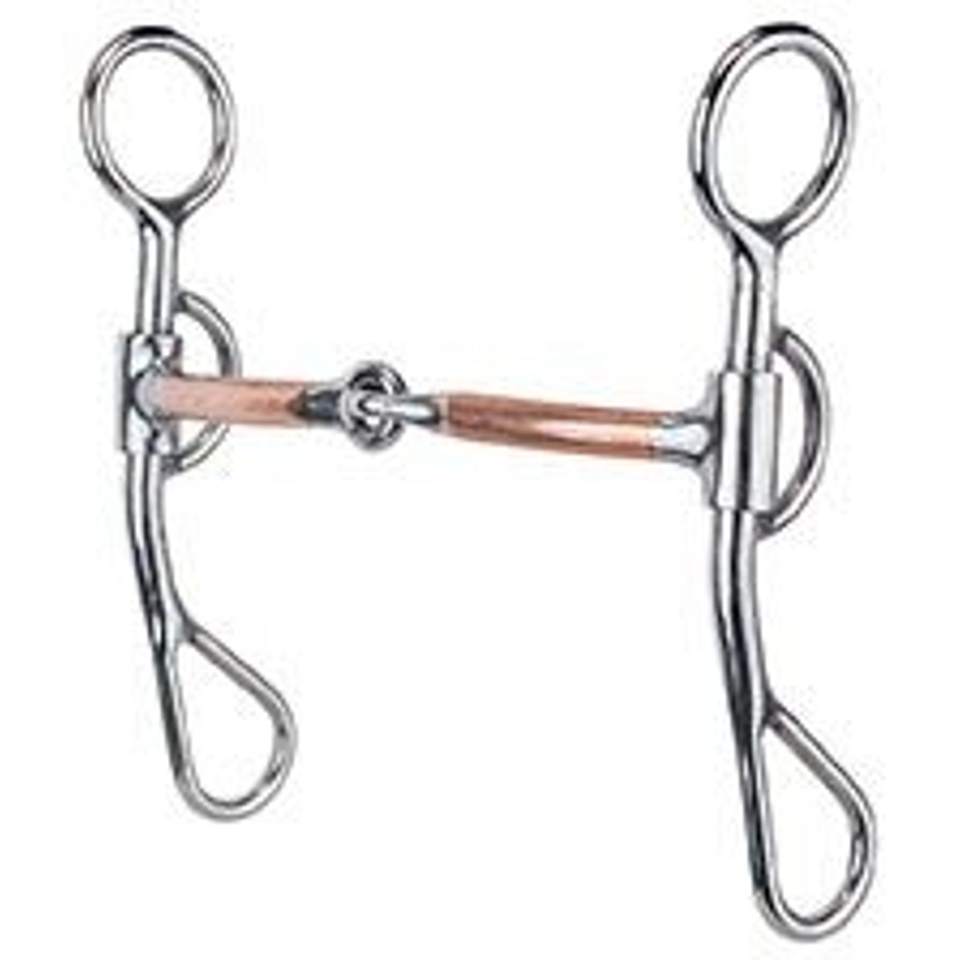 Reinsman Argentine 3/8in Smooth Copper Snaffle Bit