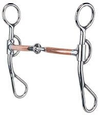 Reinsman Argentine 3/8in Smooth Copper Snaffle Bit