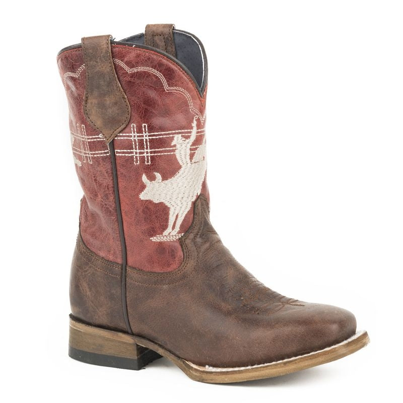 Roper Kids Bull Rider Square Toe Boots