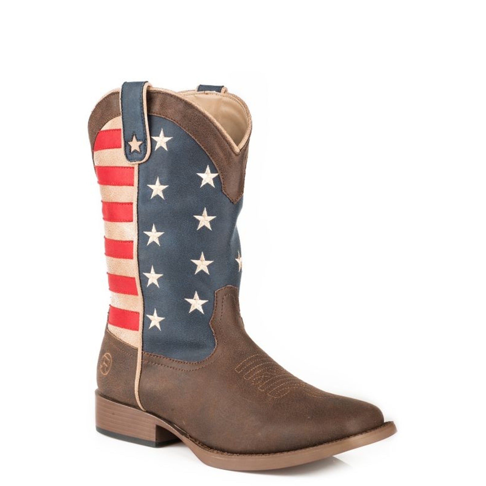 Roper Ladies American Patriot Sq Toe Boots