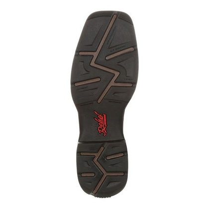 Rebel Durango Mens Sq Pull-on Choc Boots
