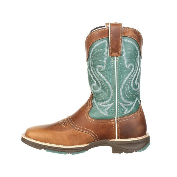 Durango UltraLite Ladies Sq Toe Emerald Boots