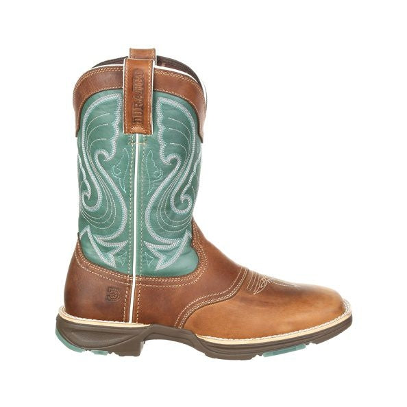 Durango UltraLite Ladies Sq Toe Emerald Boots