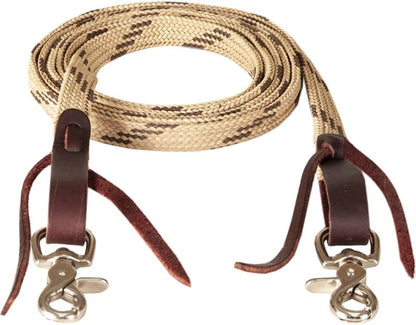 Mustang 5/8in x 8ft Waxed Tape Roping Rein