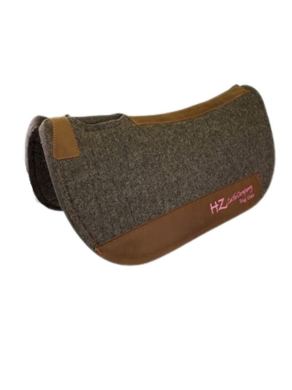 Colorado Saddlery Pressed Wool Round Contour Pad