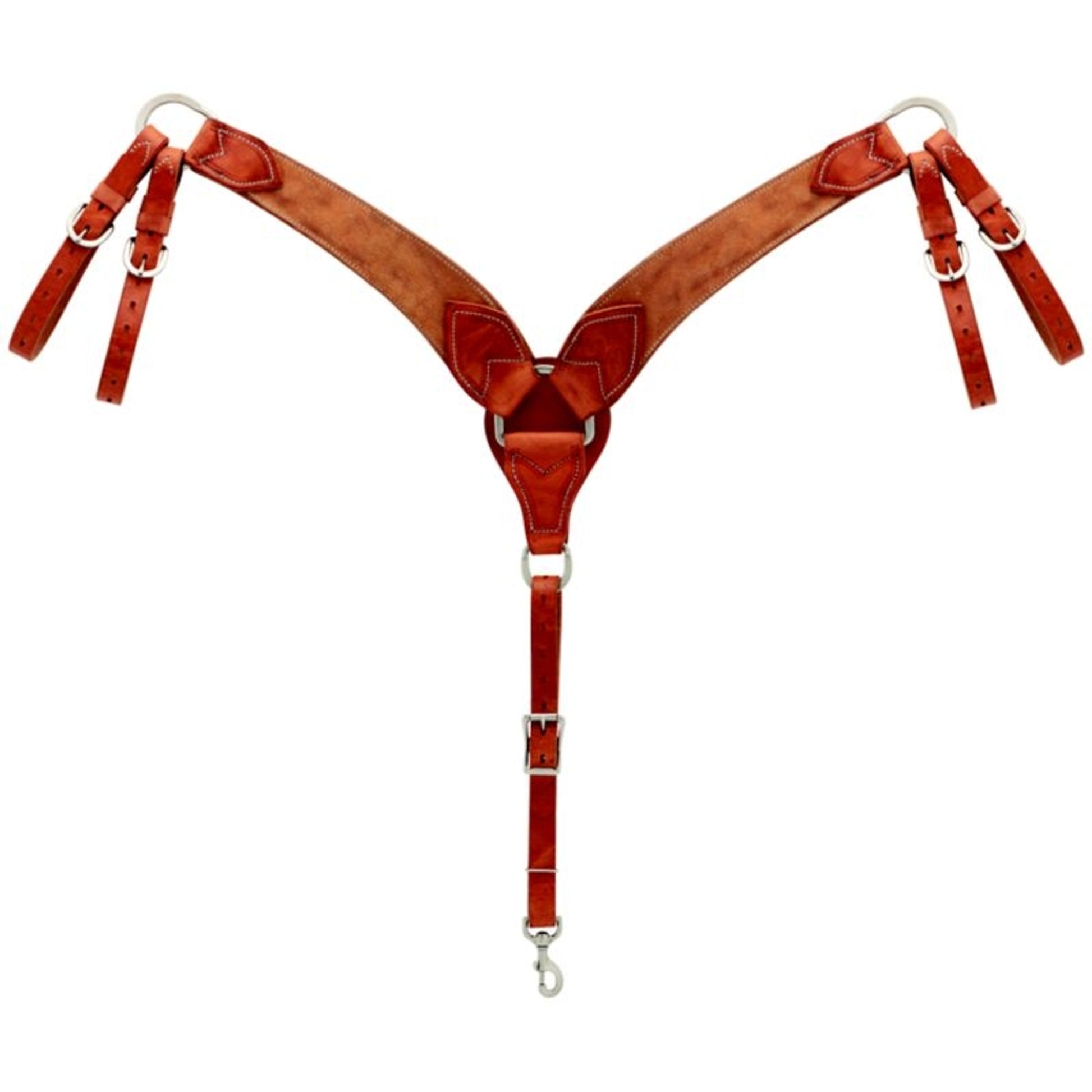 Weaver Roughout Russet Roper Breast Collar