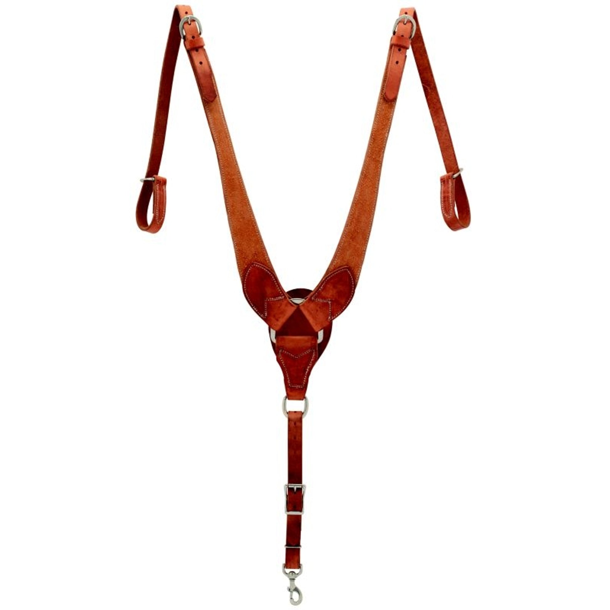 Weaver Roughout Russet Pulling Breast Collar