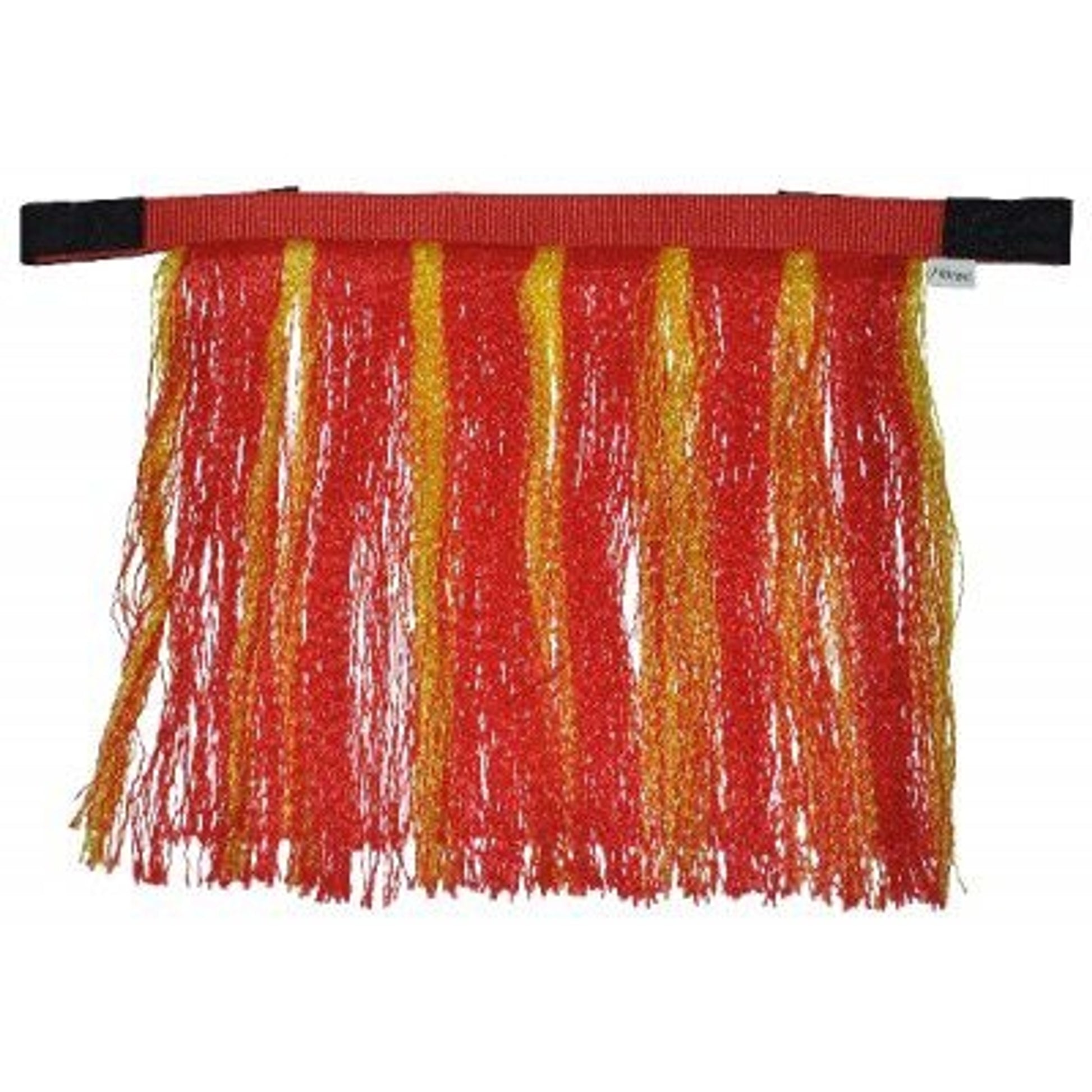 Gatsby Poly Fly Fringes Red/Yellow