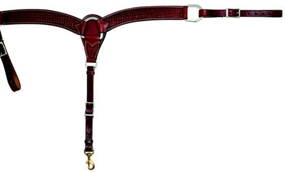 Cowboy Tack 2in Spider Stamp Breast Collar