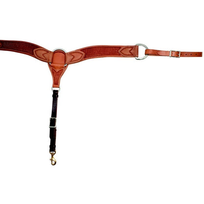 Cowboy Tack 2 3/4in Spider Stamp Breast Collar