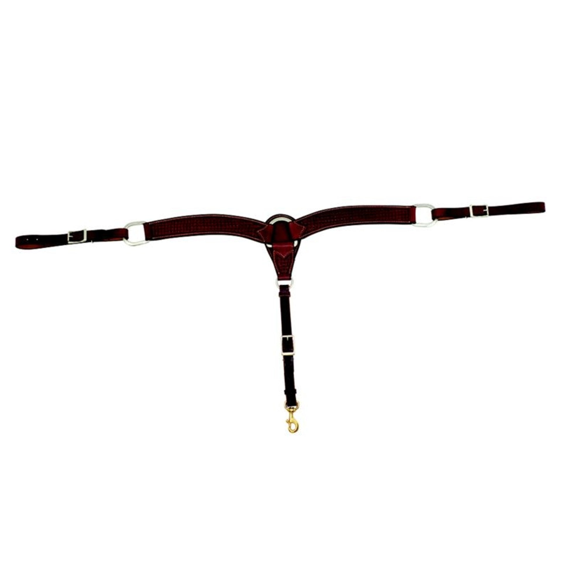 Cowboy Tack 2 3/4in Spider Stamp Breast Collar