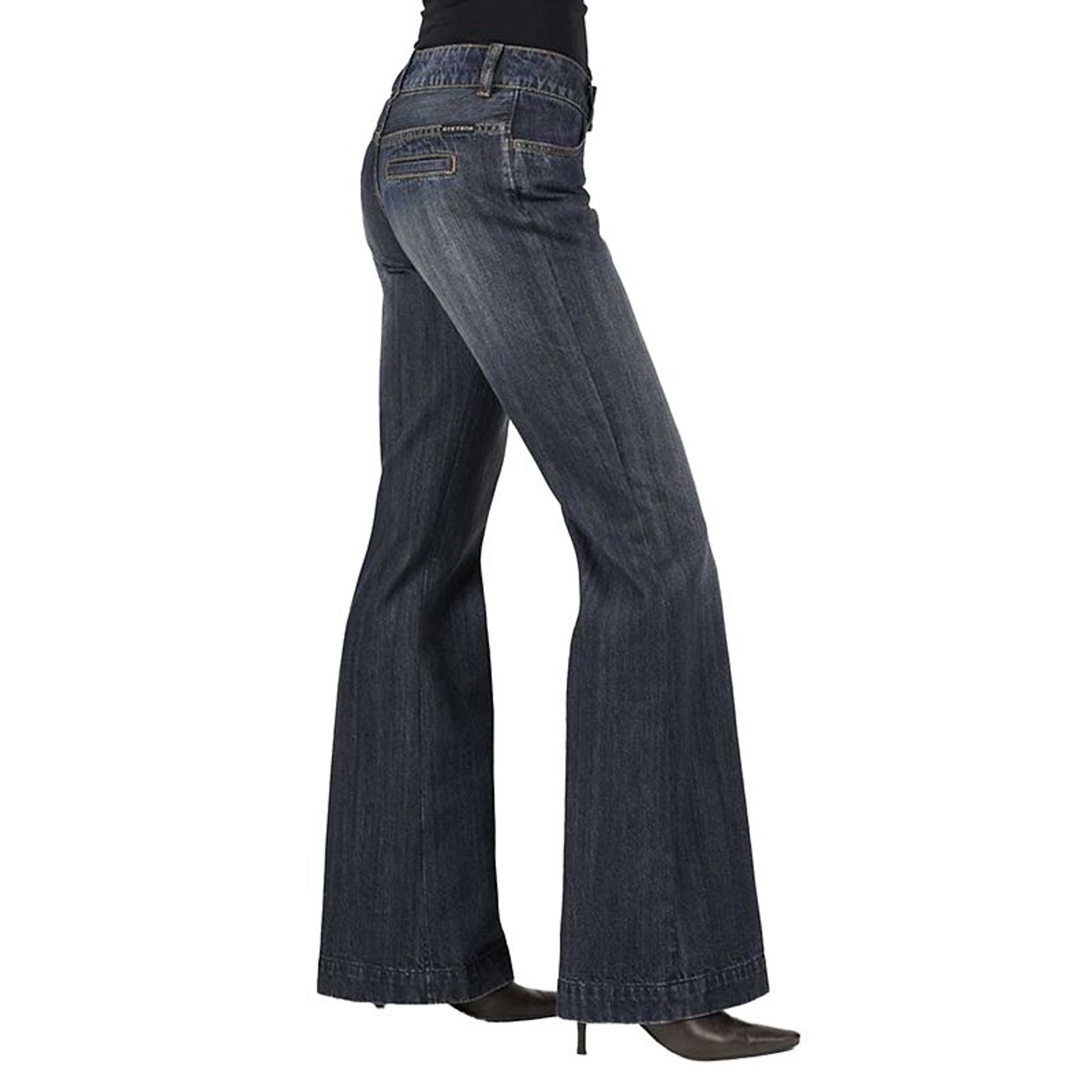 Stetson Ladies 214 City Trouser Long Dark Jeans