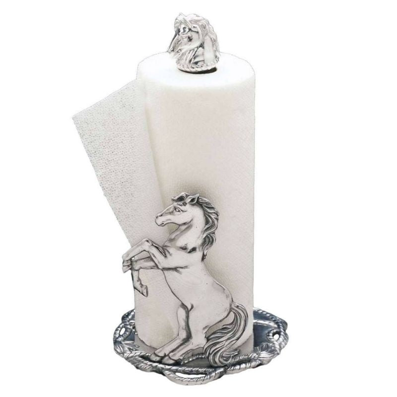 Arthur Court Horse Paper Towel Holder