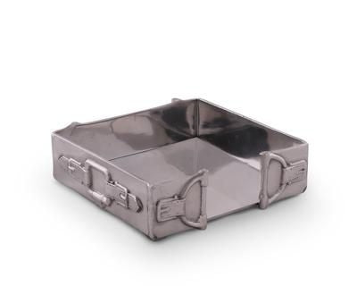 Arthur Court Equestrian Cocktail Napkin Box