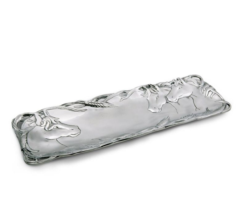 Arthur Court Horse Oblong Tray