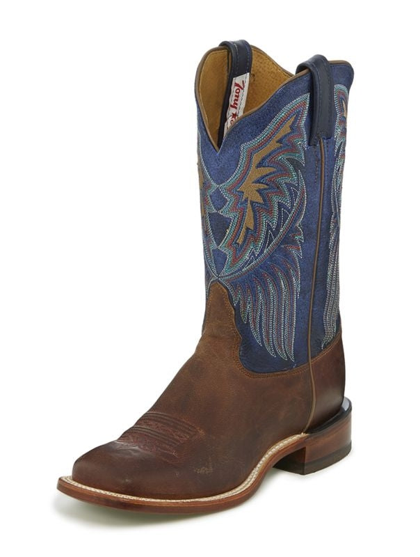Tony Lama Ladies Square Toe Dava Tan Boots