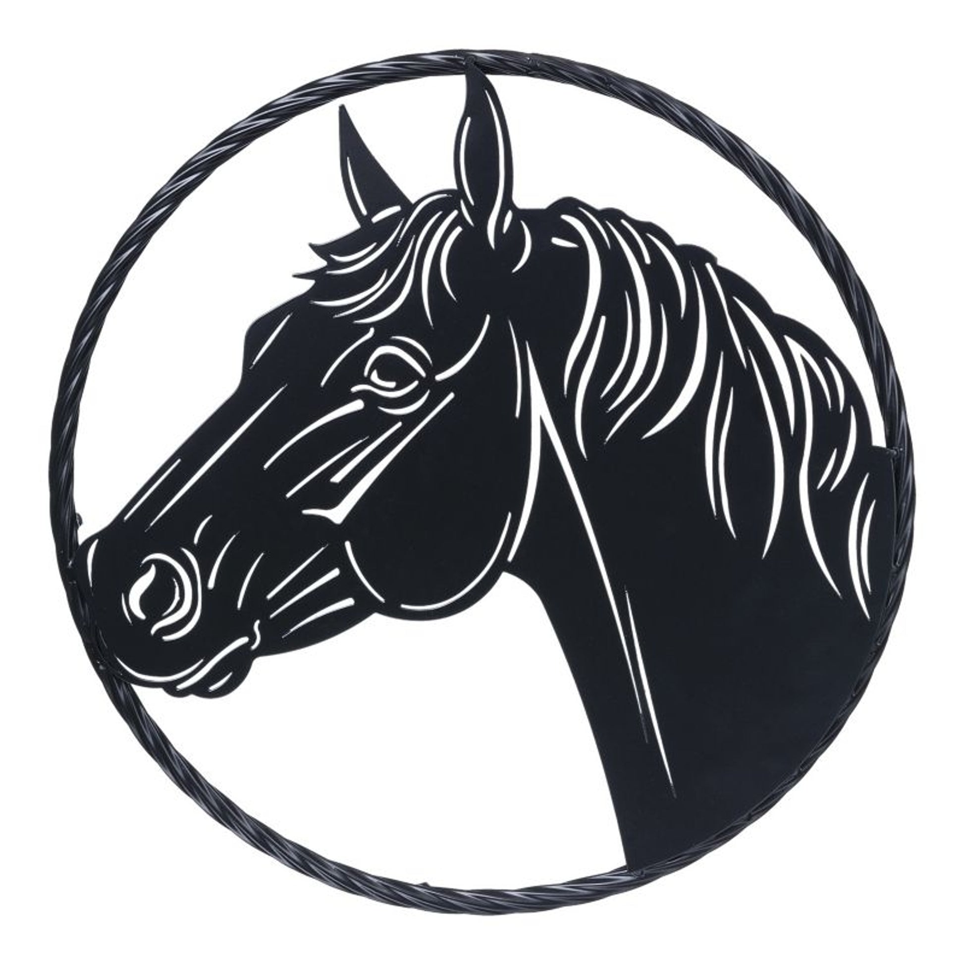 Horse Head Motif for Bench