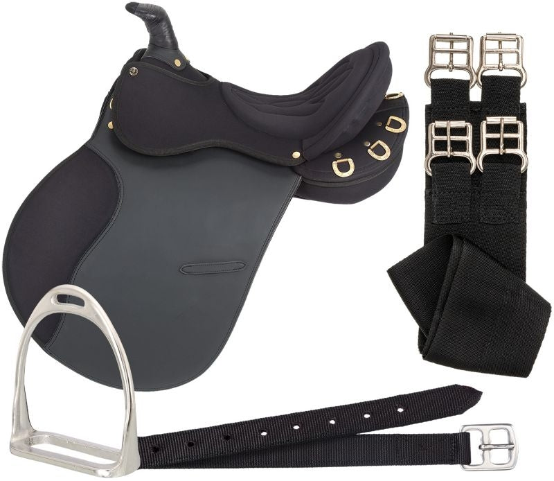 Blemished Eclipse Trail Saddle with Horn Package
