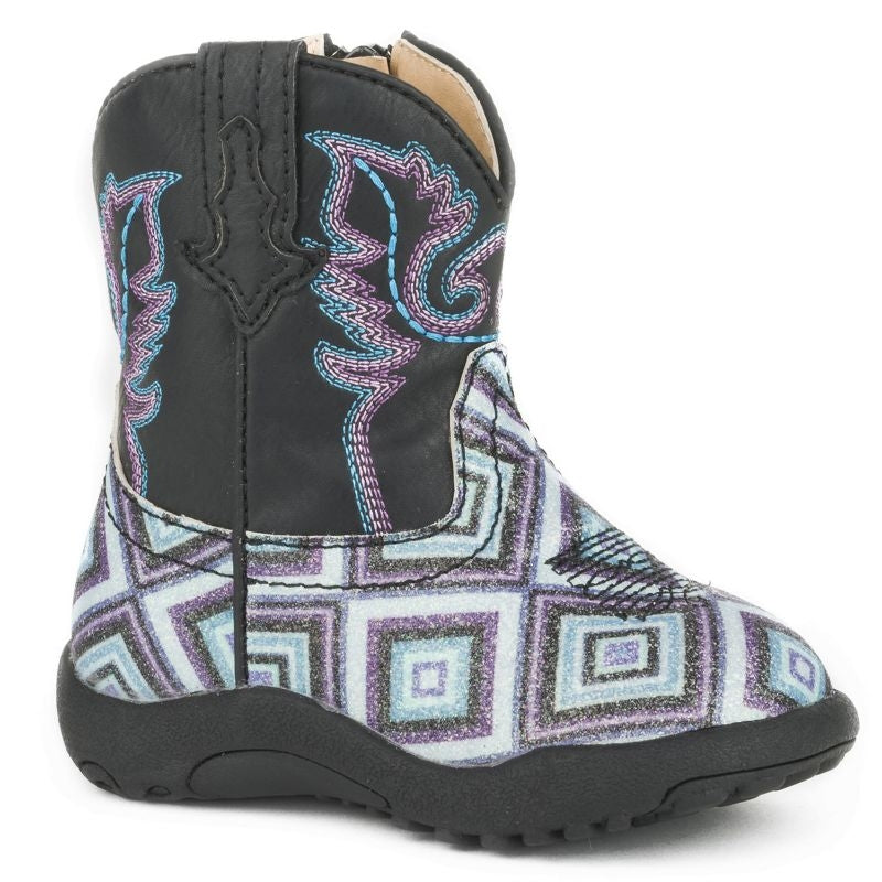 Roper Cowbabies Glitter Diamonds Boots