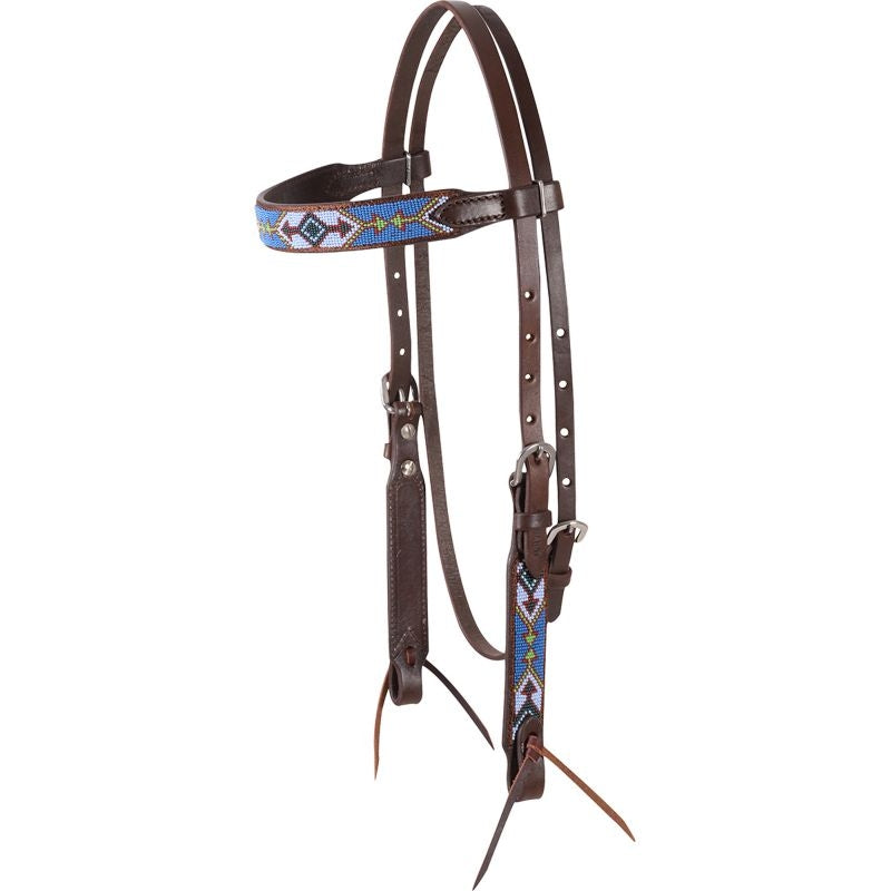 Cashel Beaded Browban Headstall