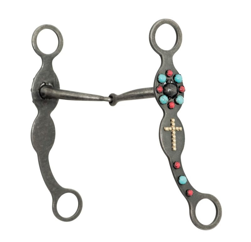 Metalab Southwest Steel Cross Snaffle Bit