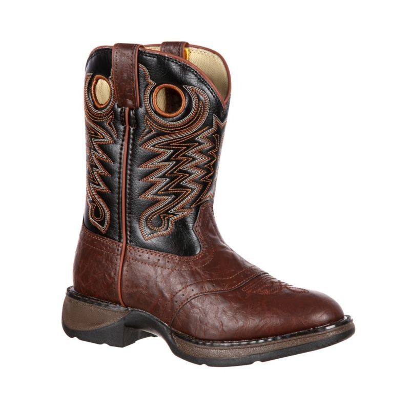 Durango Little Kids Saddle Rnd Toe Boots