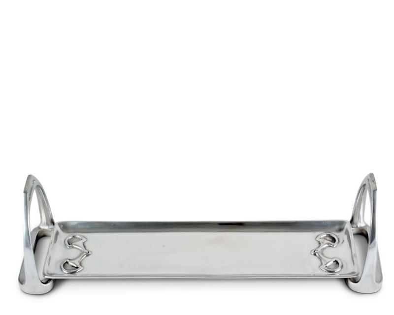 Arthur Court Equestrian Stirrup Tray Small