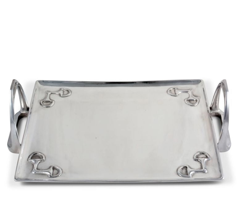 Arthur Court Equestrian Stirrup Tray Large