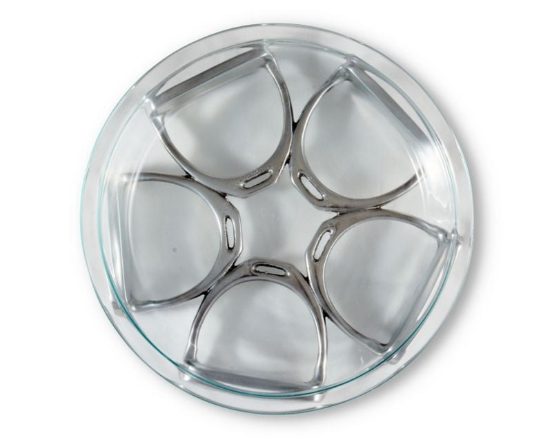 Arthur Court Equestrian Stirrup Pie Trivet