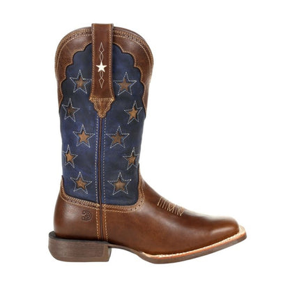 Durango Ladies Pro Vint Flag Star Boot