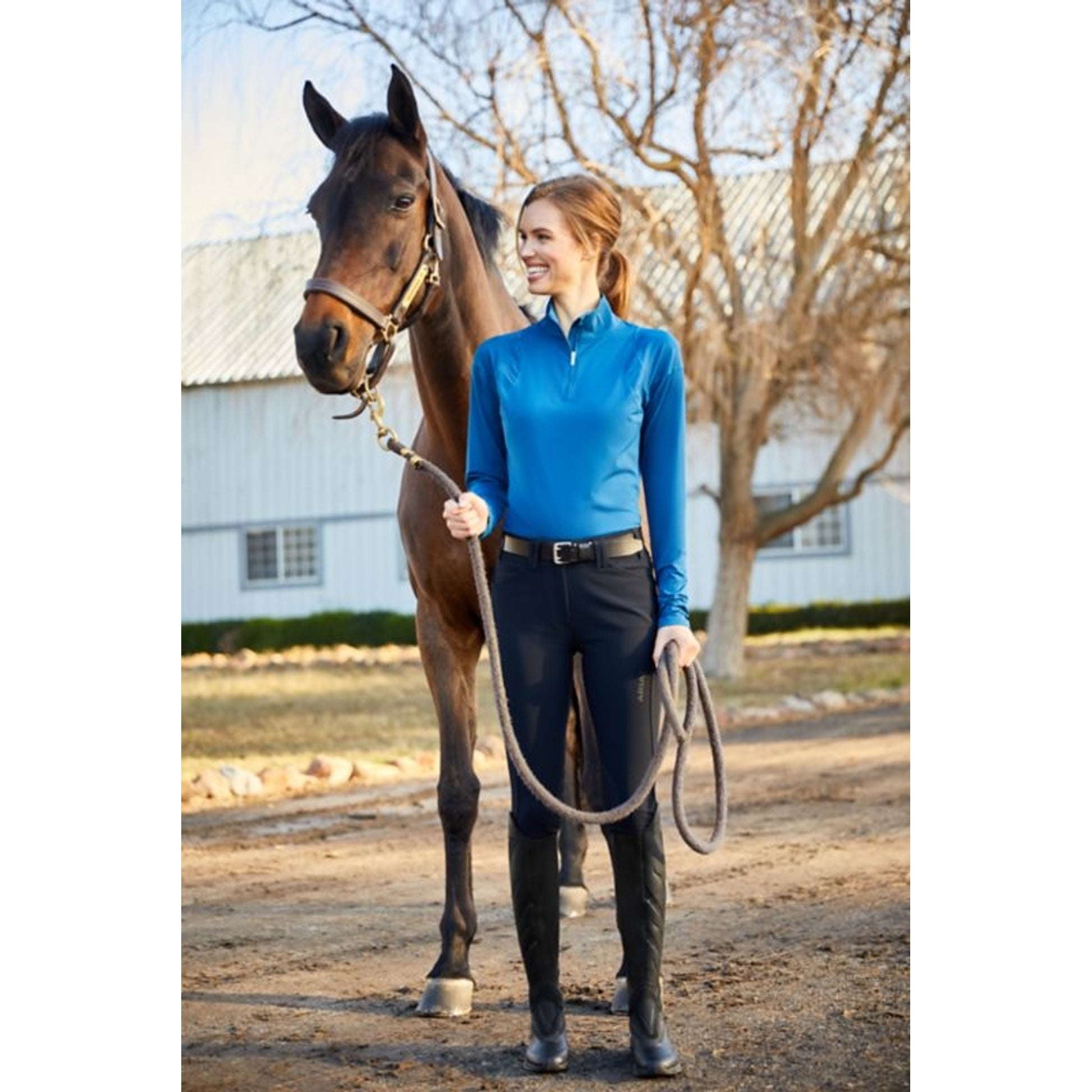 Ariat Womens Auburn 1/4 Zip Shirt
