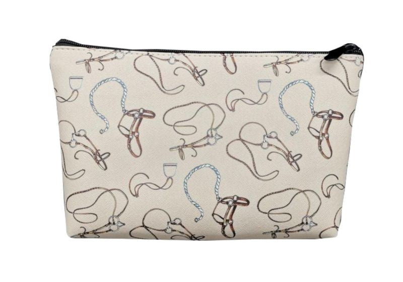 Lila Equestrian Gear Cosmetic Pouch