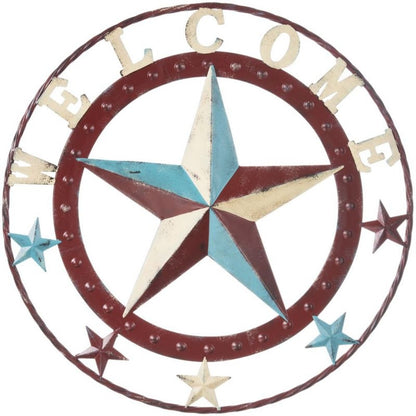 Decorative Metal Welcome Star