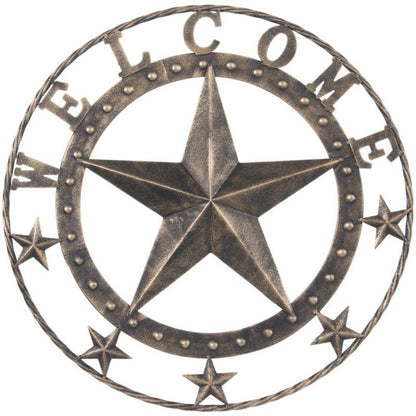 Decorative Metal Welcome Star