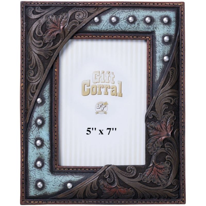 Leather with Studs 5x7 Photo Frame