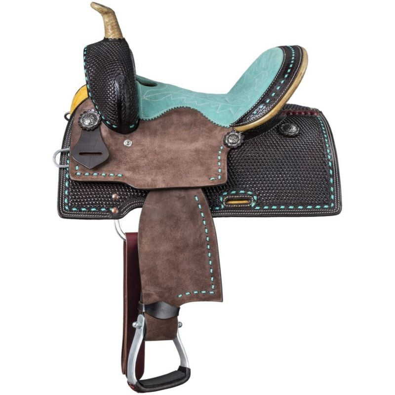 Tough1 Royal King Bryson Barrel Saddle