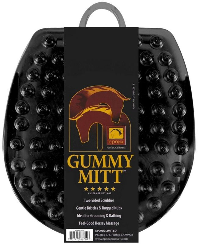 Epona Gummy Mitt Two-Sided Grooming Scrubber