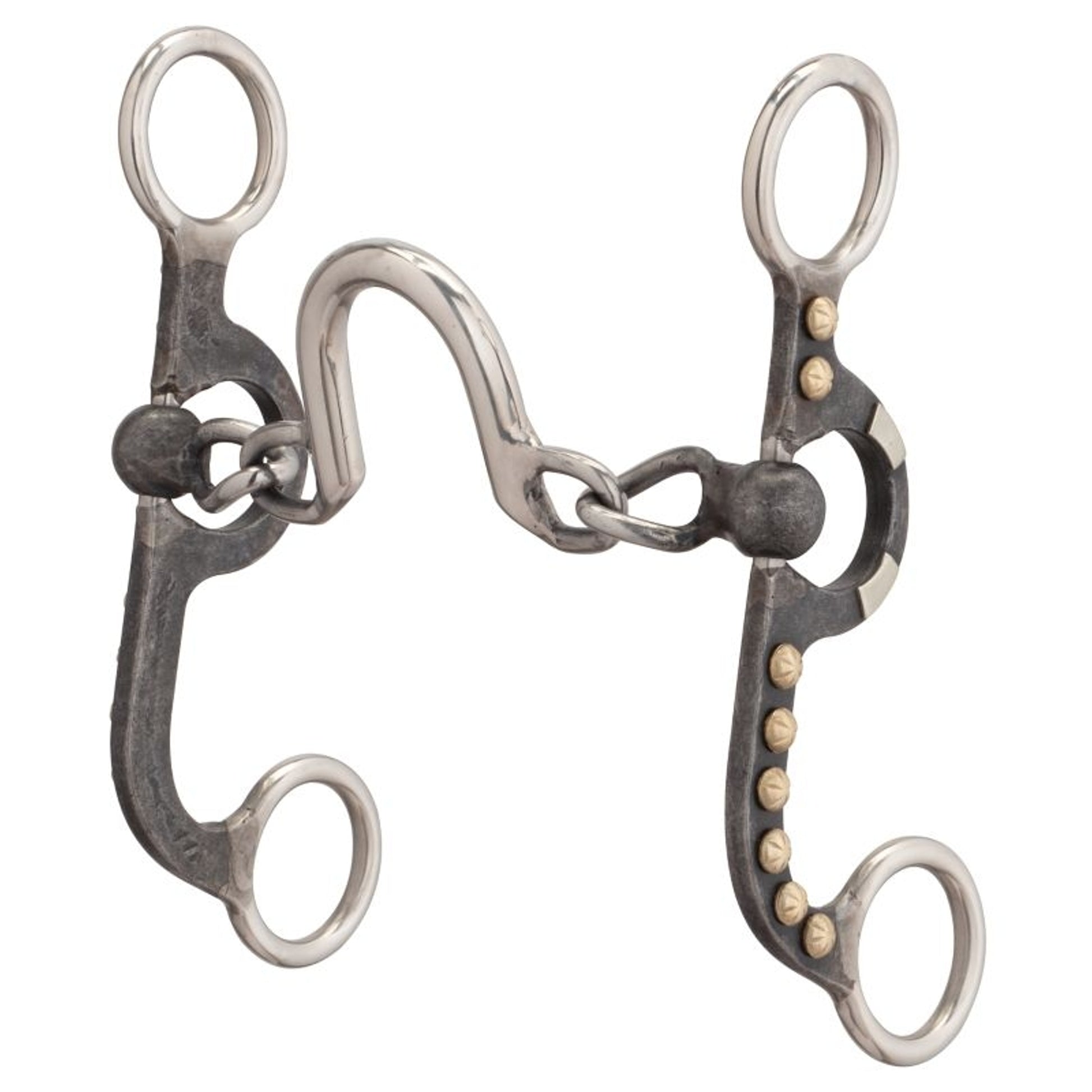 Weaver Leather 4 5/8in Pony Chain Mouth with Port Bit