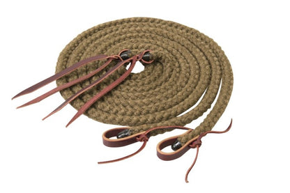 Weaver Silvertip Hollow Braid Split Reins