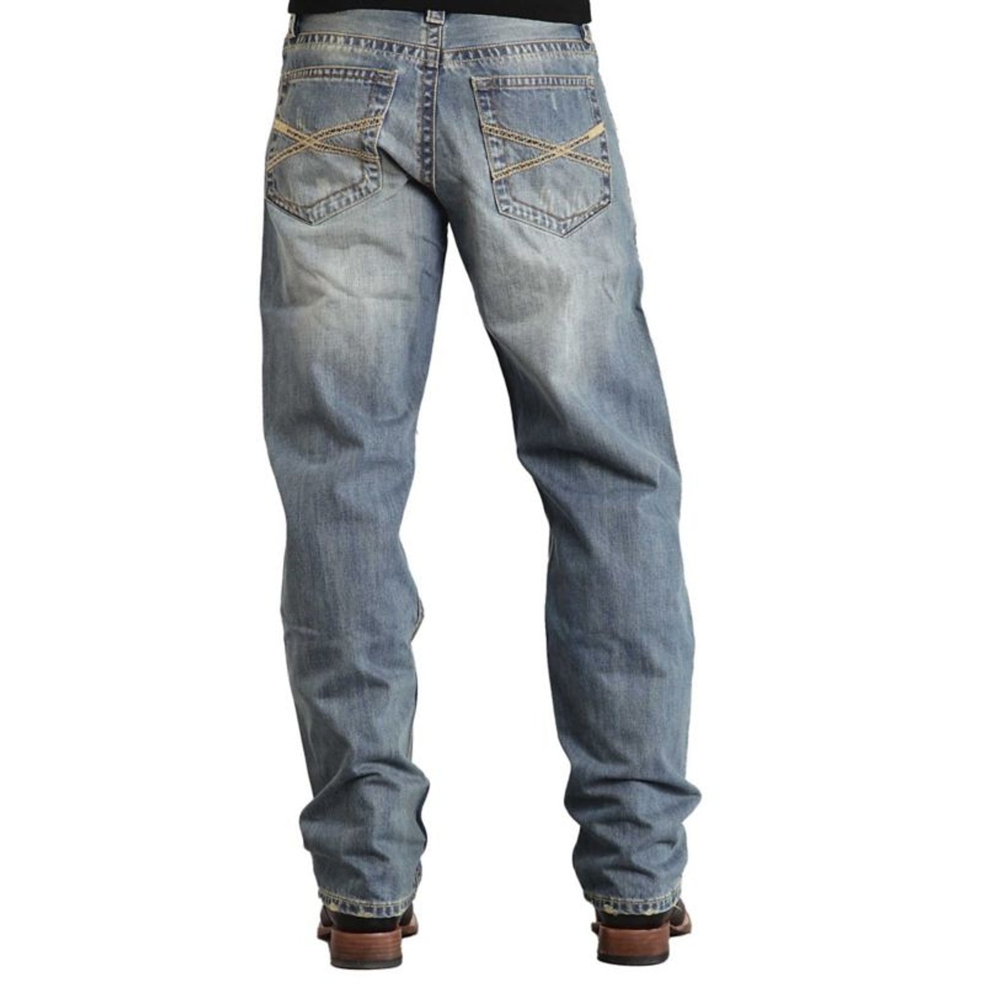 Stetson Mens 1520 Fit Tack Light Wash Jeans