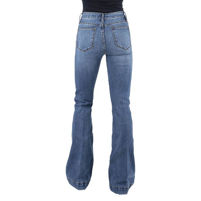 Stetson Ladies High Waist Flare Jeans