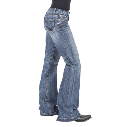 Stetson Ladies Heavy Blue Thread Jeans