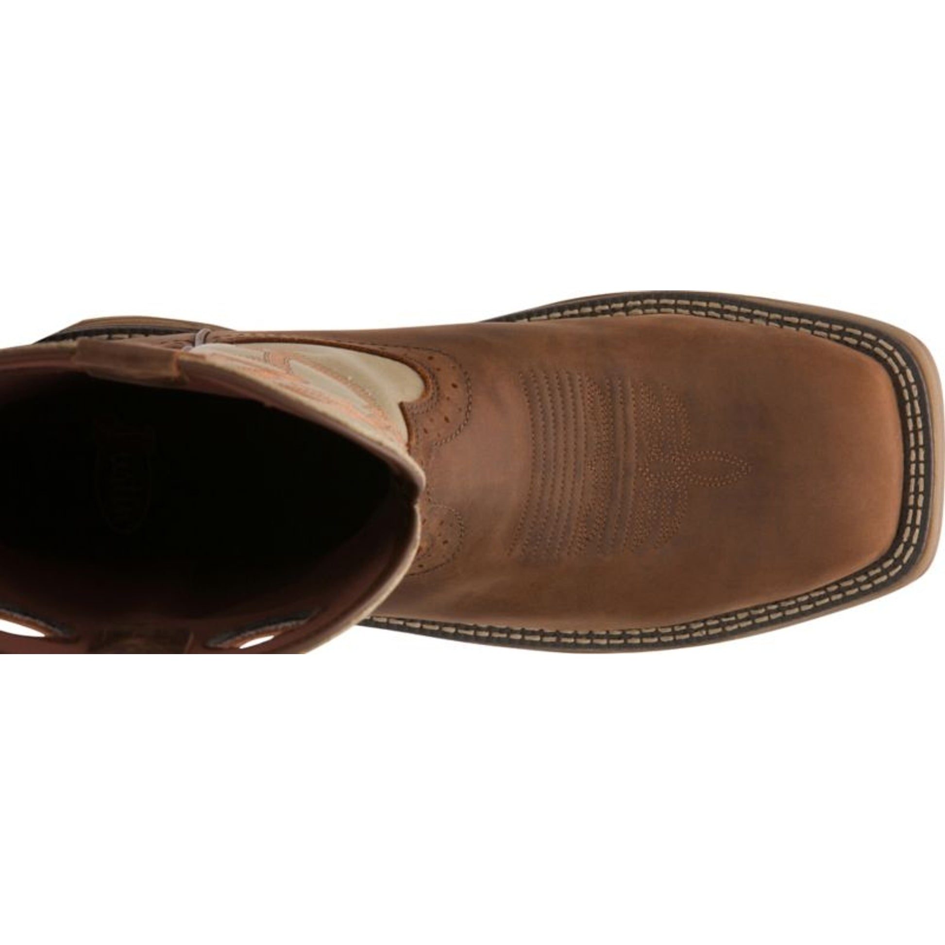 JOW Mens Rush Rust Sq Toe Work Boots