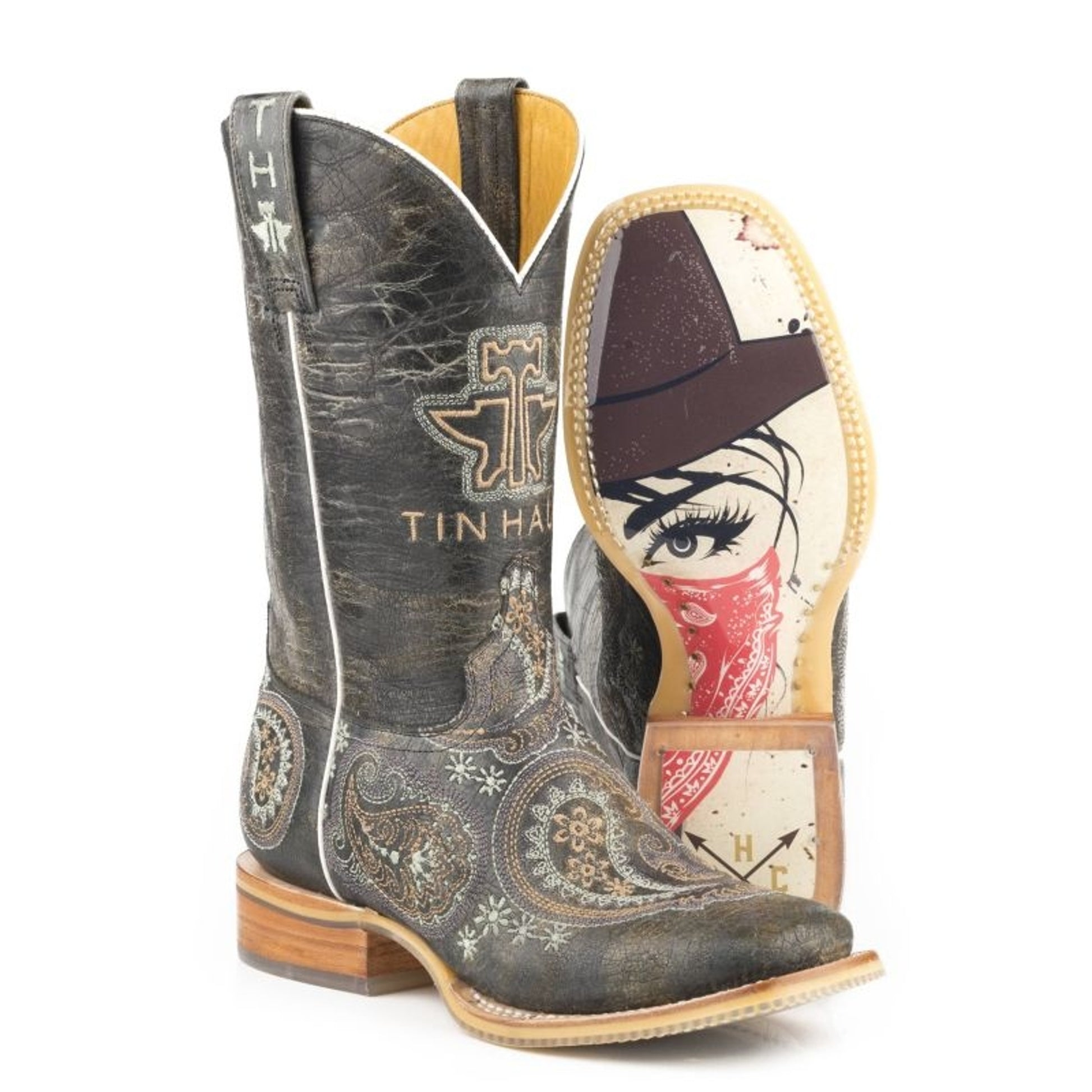 Tin Haul Ladies Bandana Bandit Boots